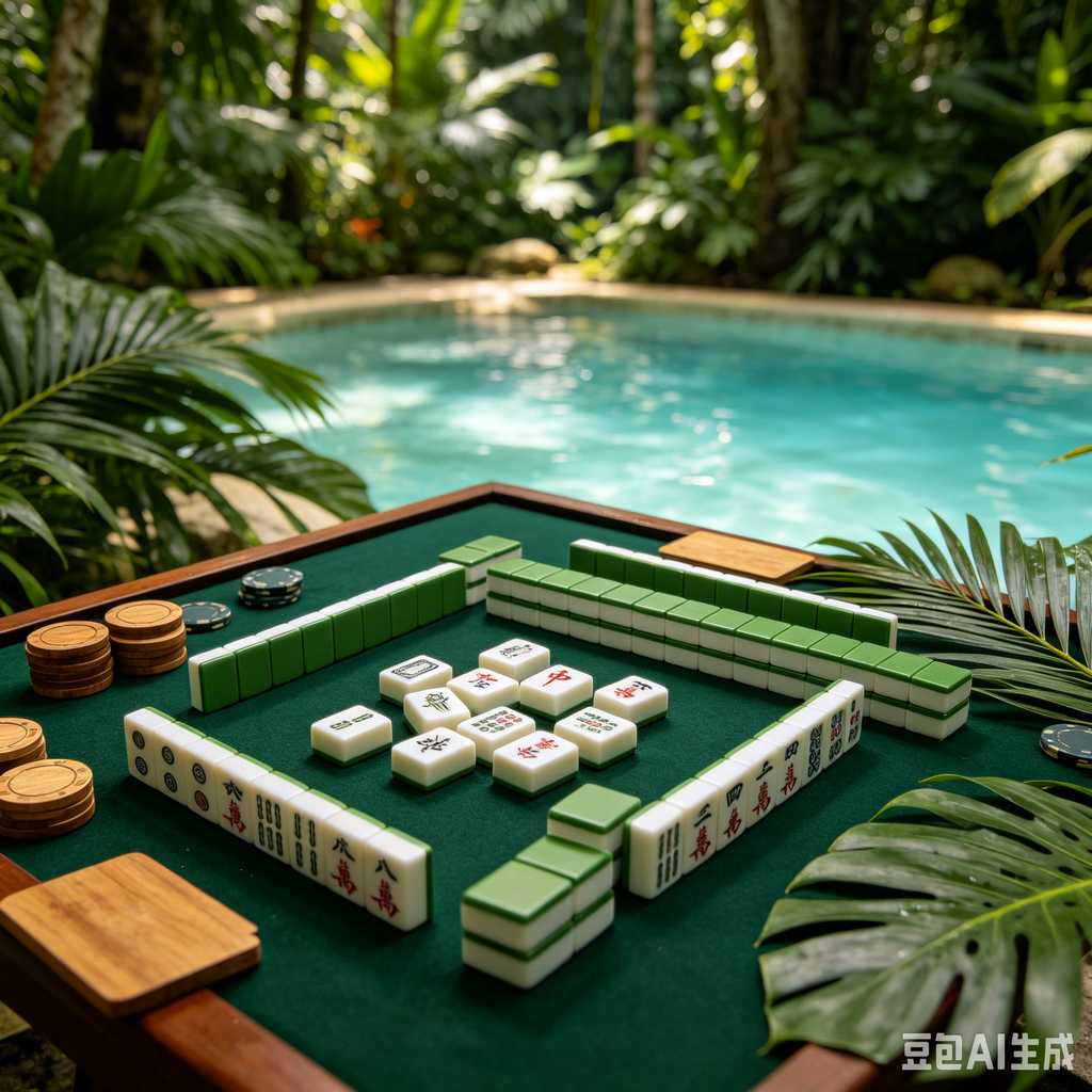mahjong table cover mat