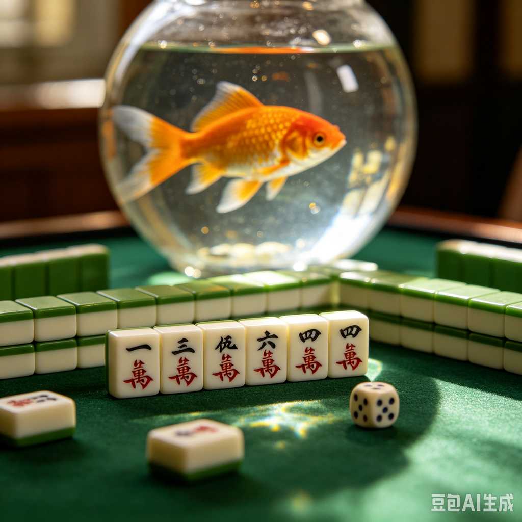 printed logo mahjong set
