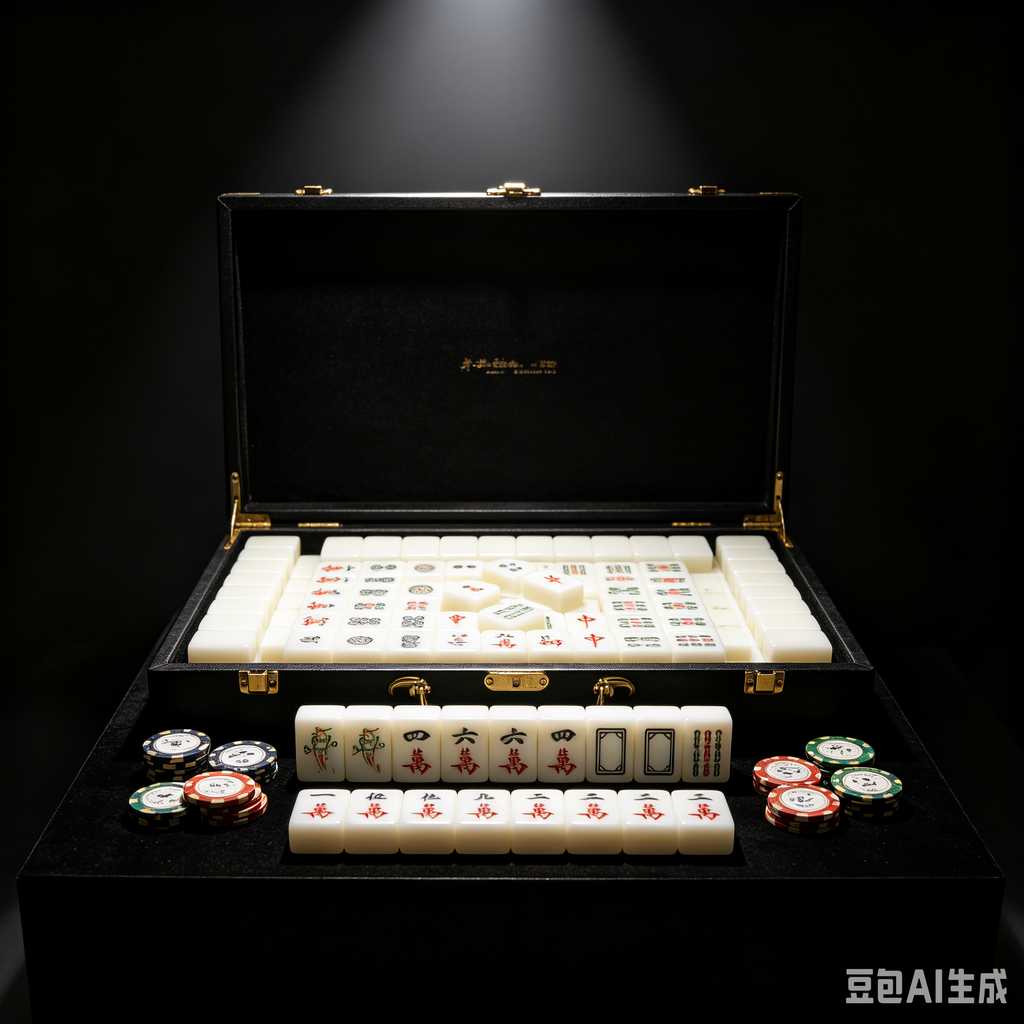 retro text mahjong tiles