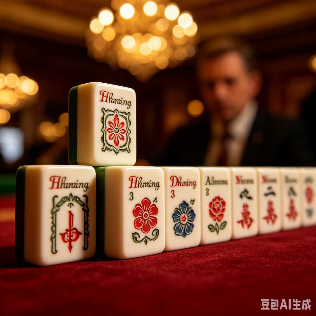 unique color mahjong tiles design